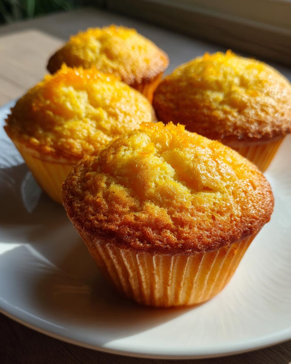 Fluffy Orange Muffins - detail 3