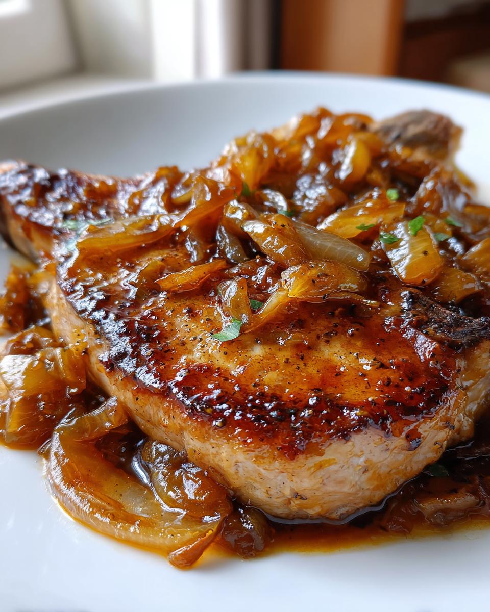 French Onion Pork Chops - detail 1
