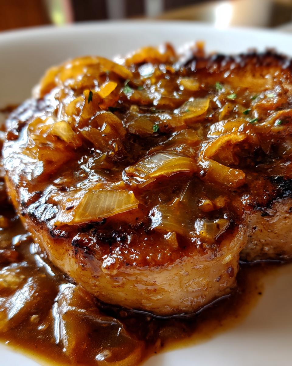 French Onion Pork Chops - detail 2