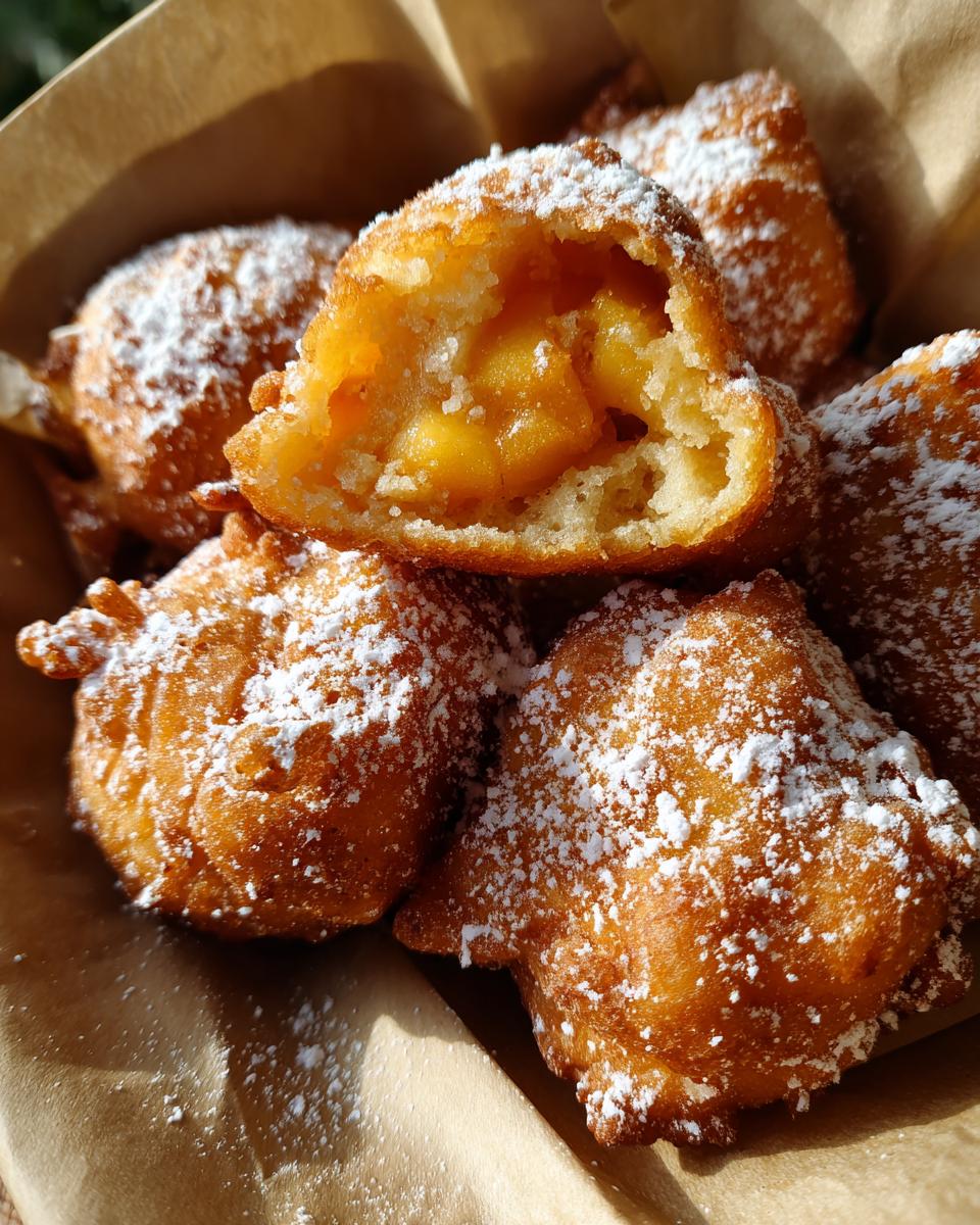 Fresh Peach Fritters - detail 2