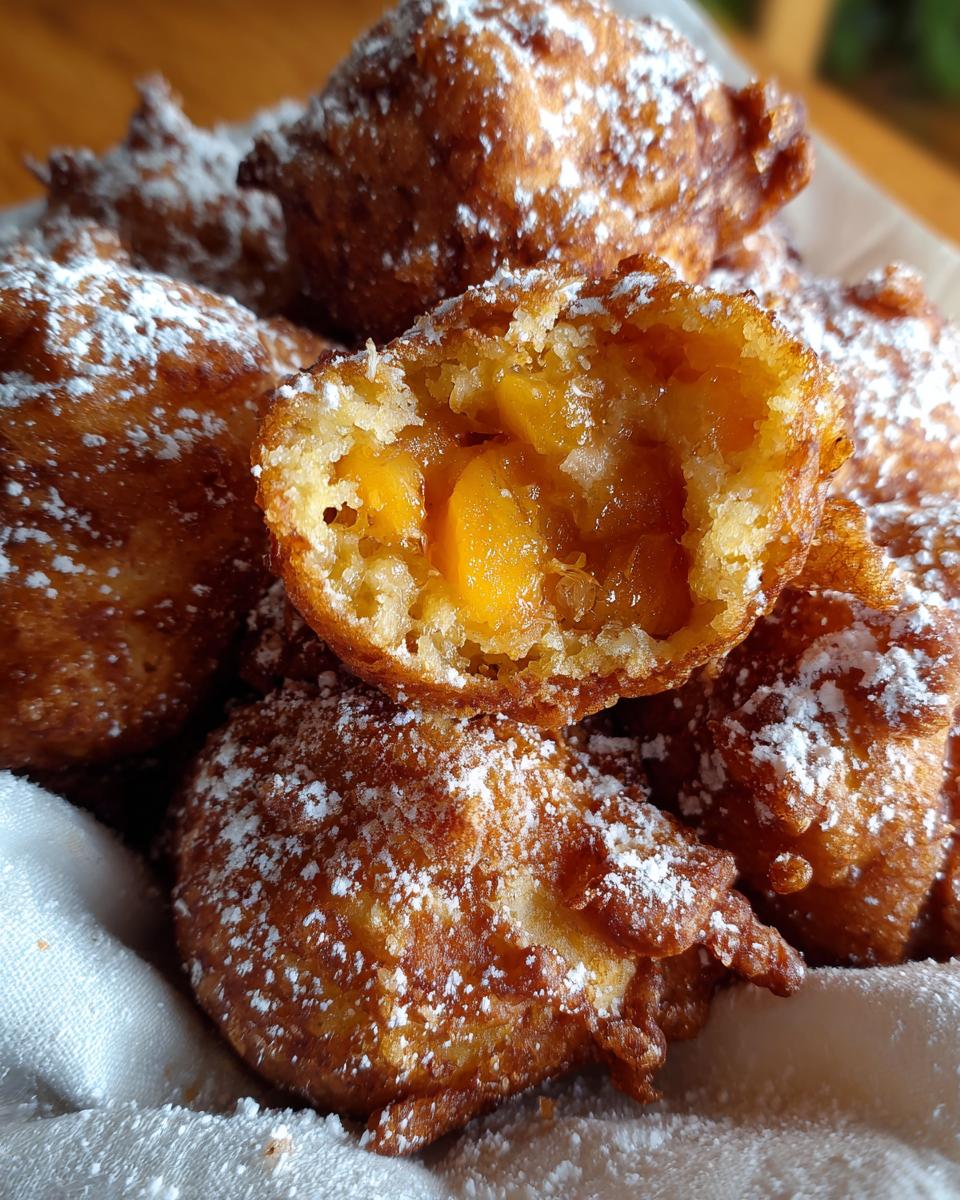 Fresh Peach Fritters - detail 3