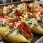 Garlic Butter Lobster Stuffed Shells for Christmas
