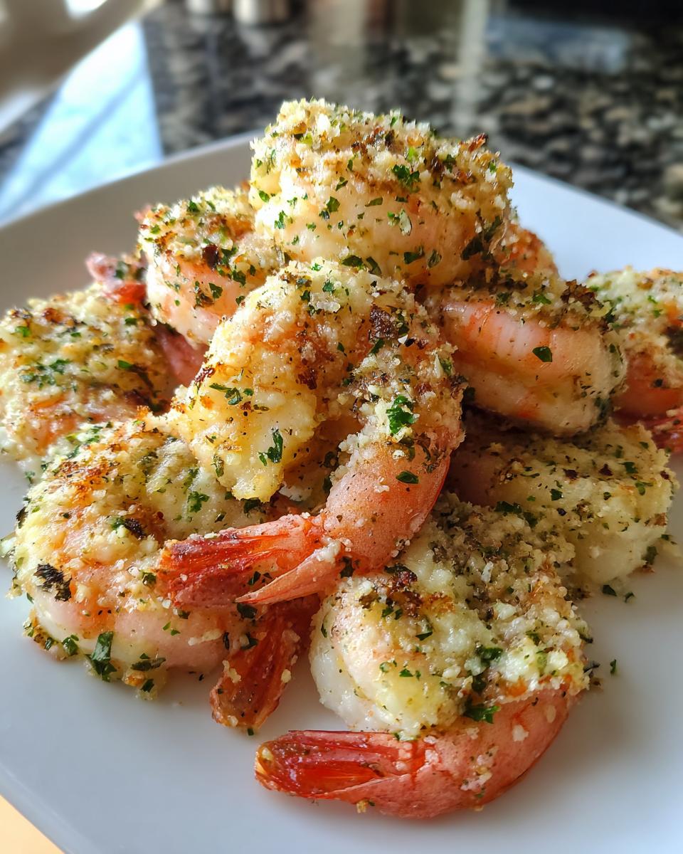 Garlic Parmesan Baked Shrimp - detail 2