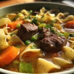 German Beef Noodle Soup
