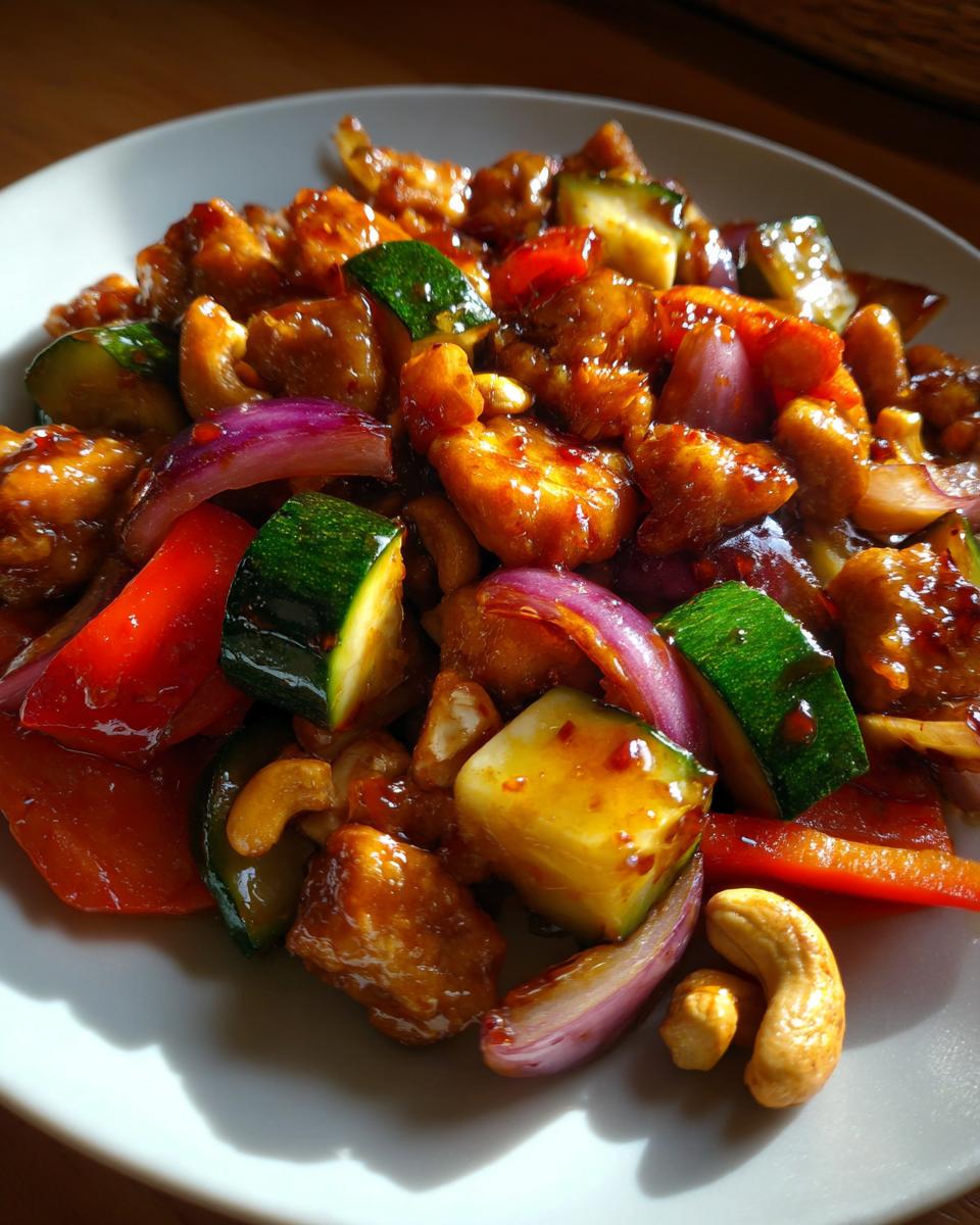 Homemade Cashew Chicken - detail 2