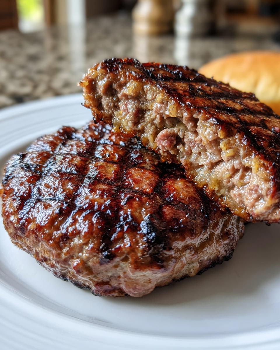 Homemade Hamburger Patty - detail 1