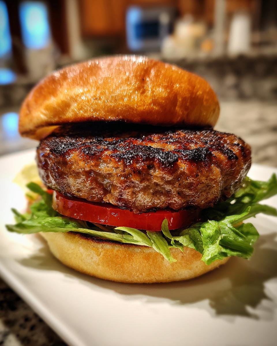 Homemade Hamburger Patty - detail 3