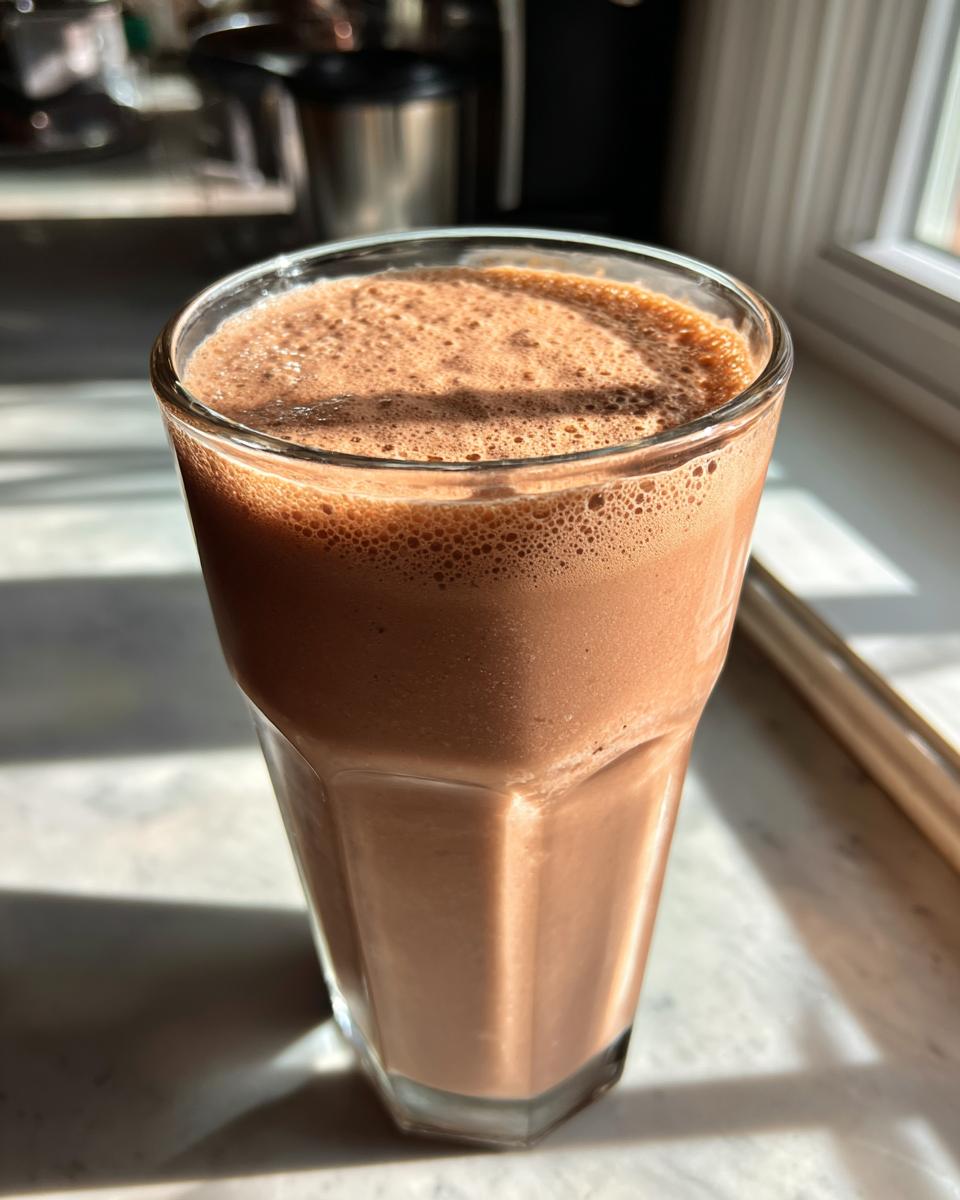 Homemade Wendy's Chocolate Frosty - detail 1