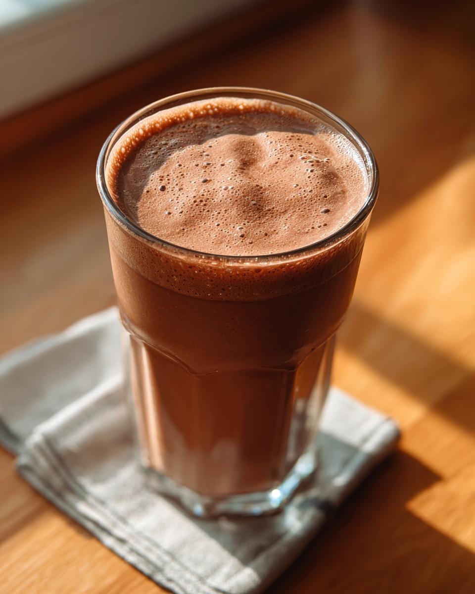 Homemade Wendy's Chocolate Frosty - detail 2