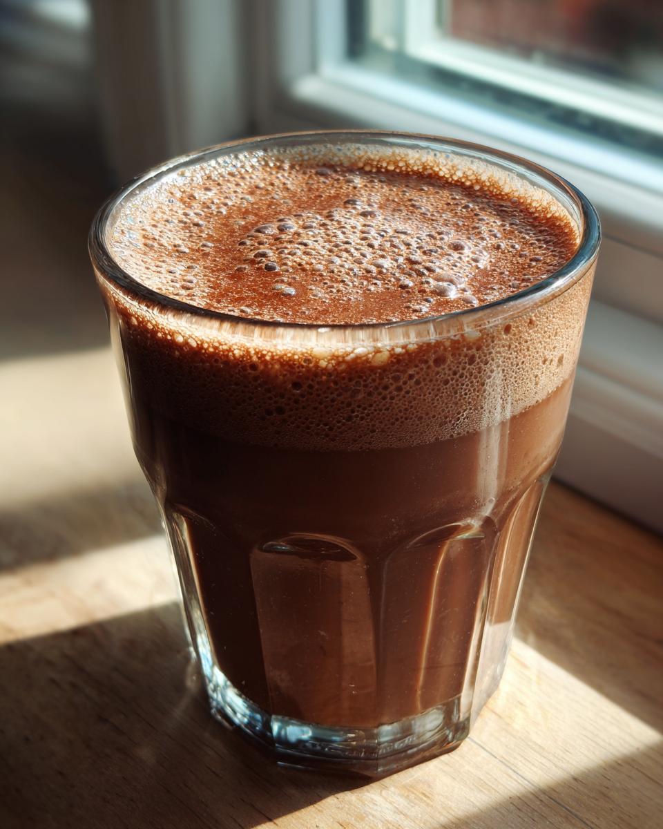 Homemade Wendy's Chocolate Frosty - detail 3