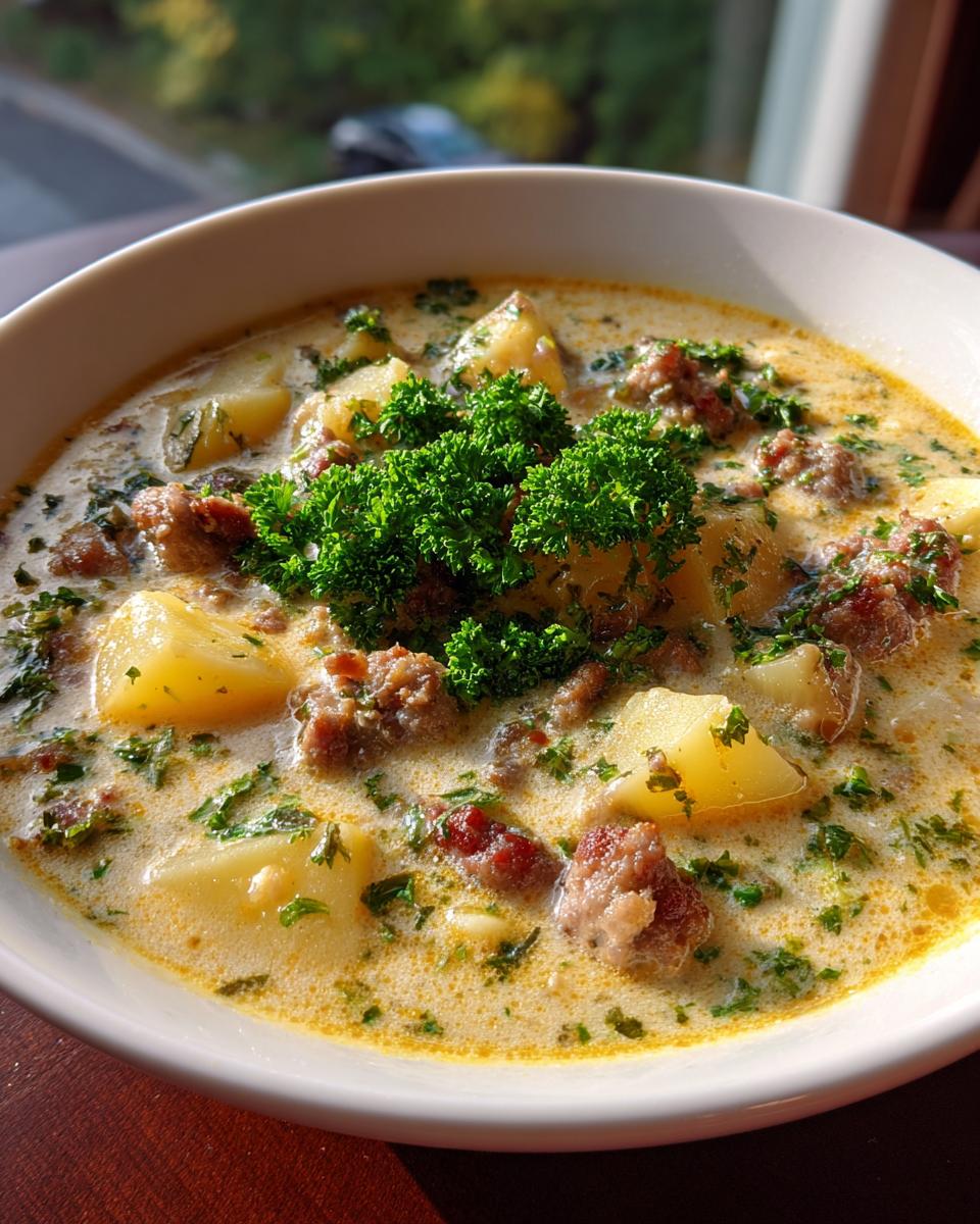 Italian Sausage Potato Soup - detail 1