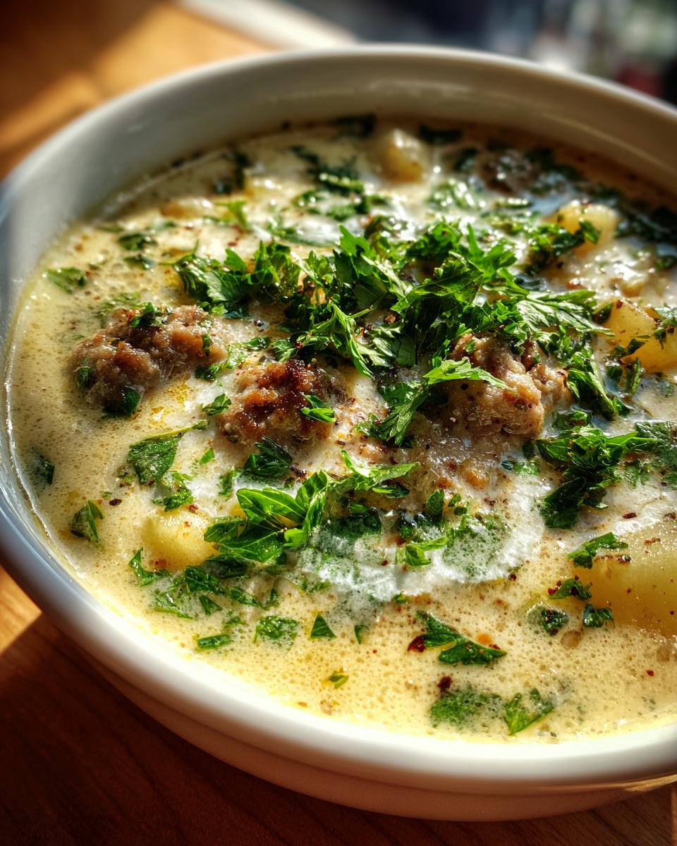 Italian Sausage Potato Soup - detail 3