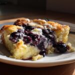 Keto Blueberry Cream Cheese Cobbler