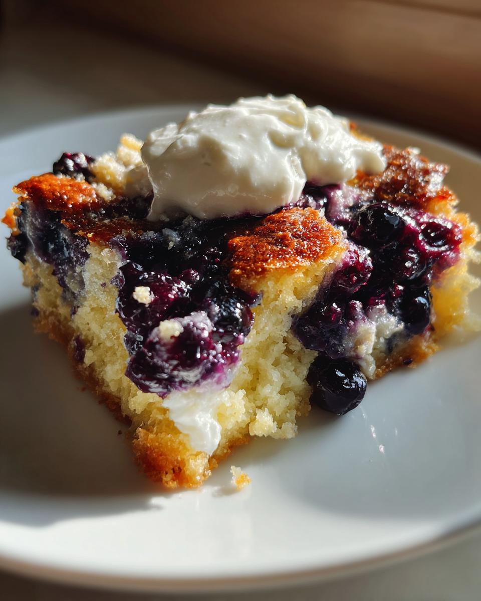 Keto Blueberry Cream Cheese Cobbler - detail 2