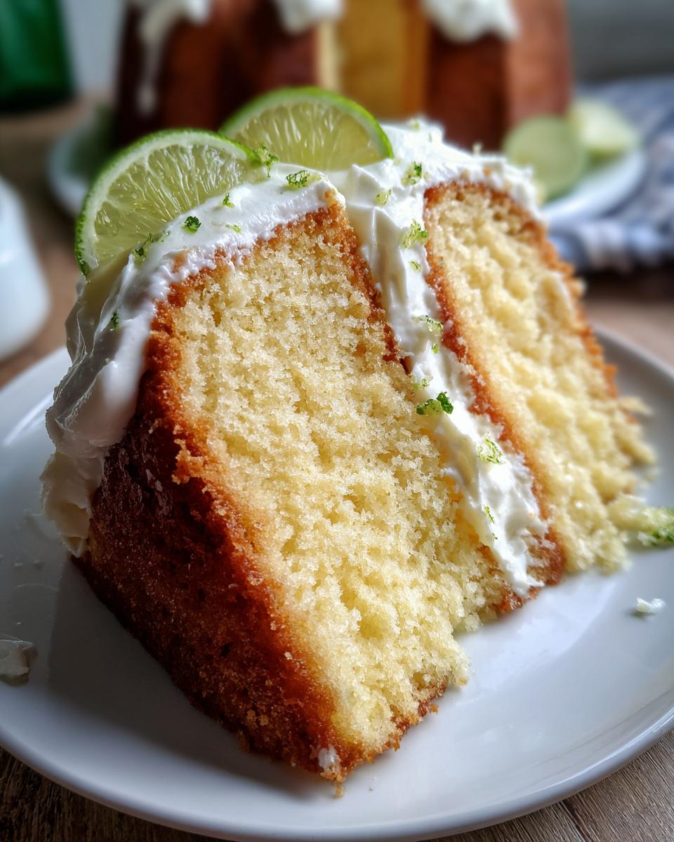 Key Lime Cream Cheese Pound Cake - detail 1
