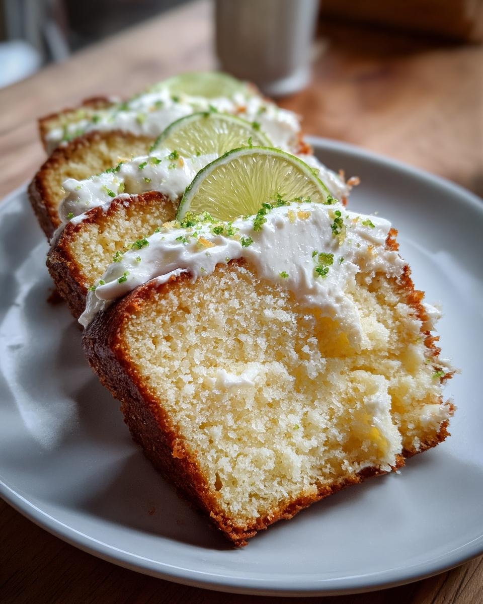 Key Lime Cream Cheese Pound Cake - detail 2