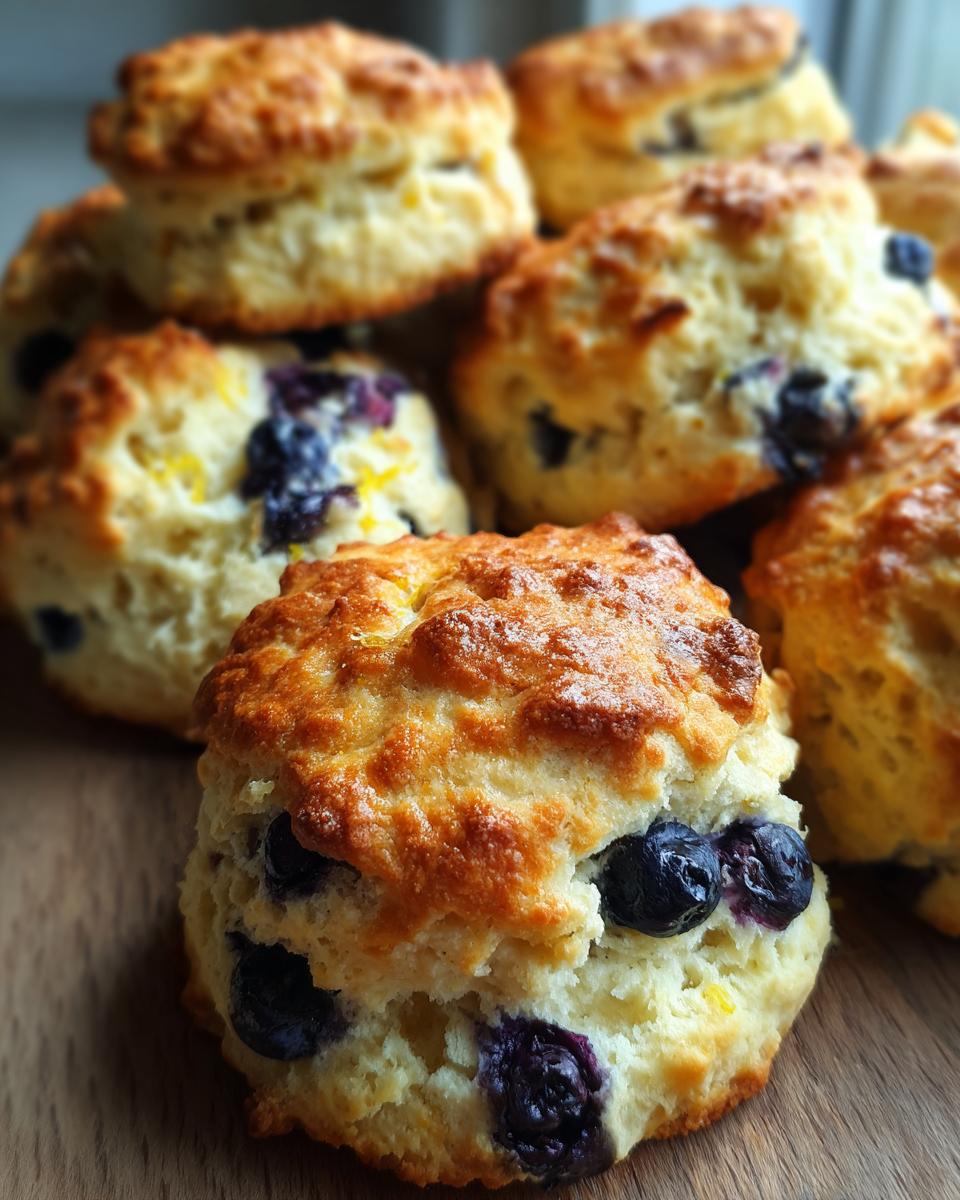 Lemon Blueberry Scones - detail 2