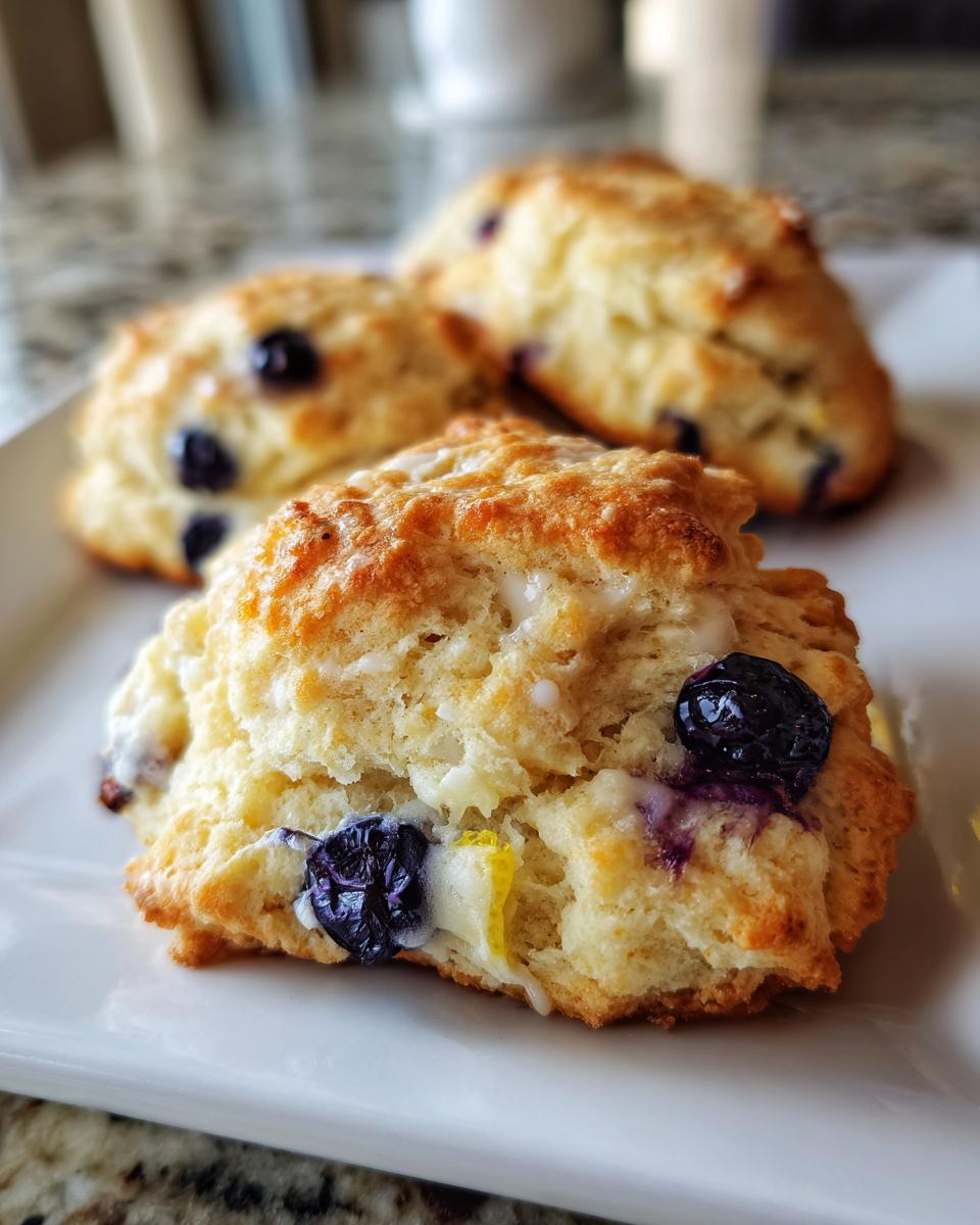 Lemon Blueberry Scones - detail 3
