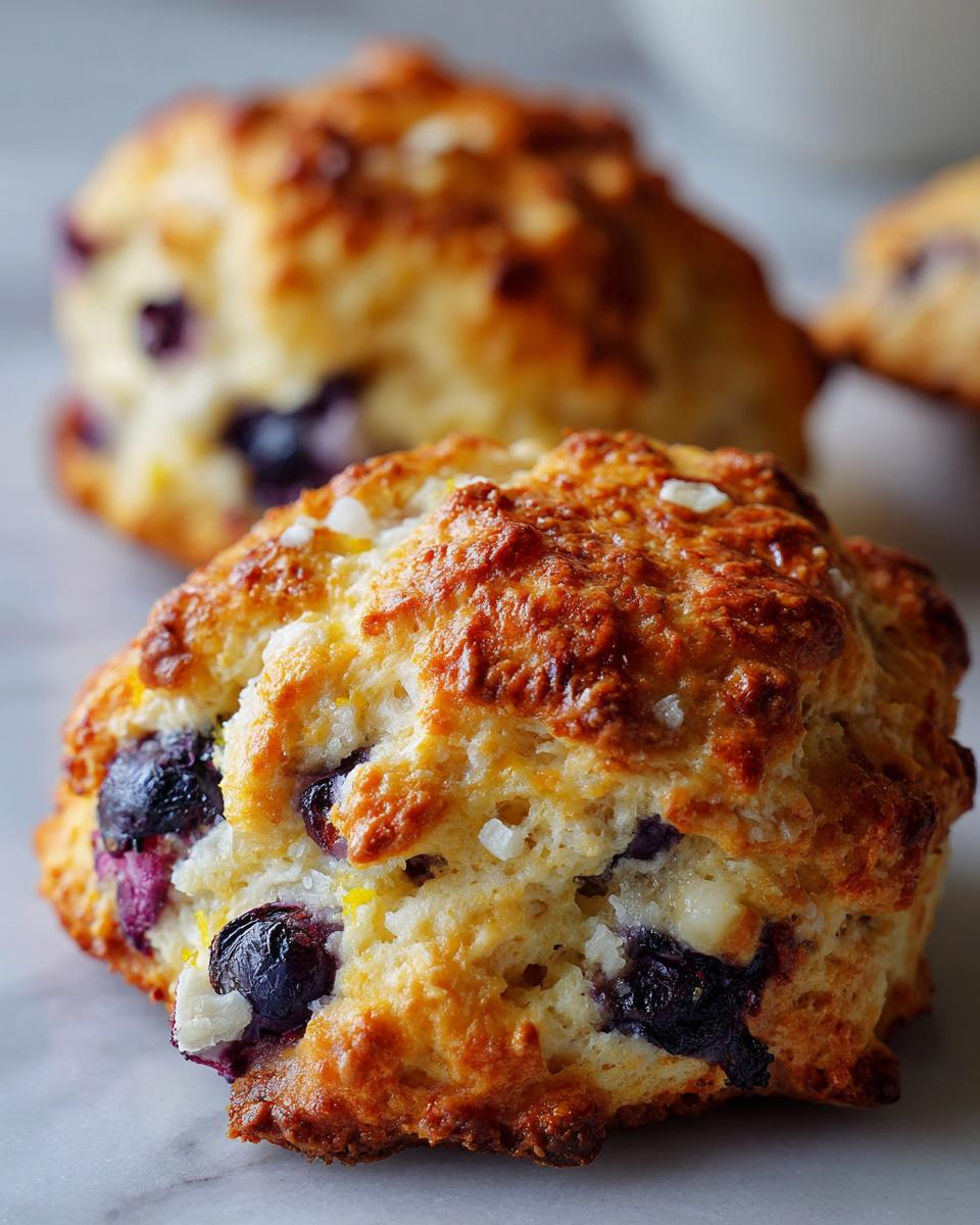 Lemon Blueberry Scones - detail 4