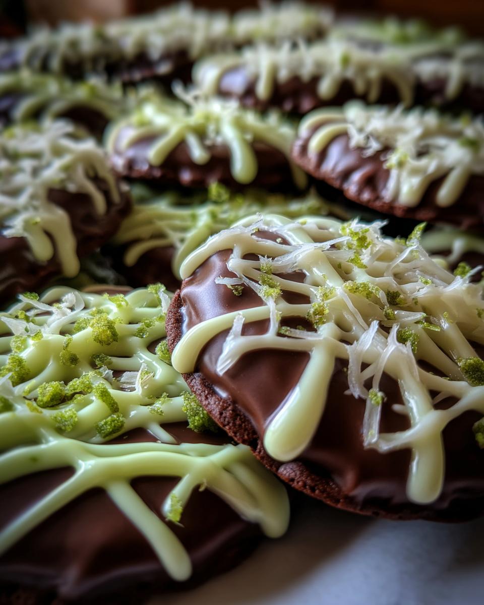 Mint Chocolate Medallions for Christmas - detail 4