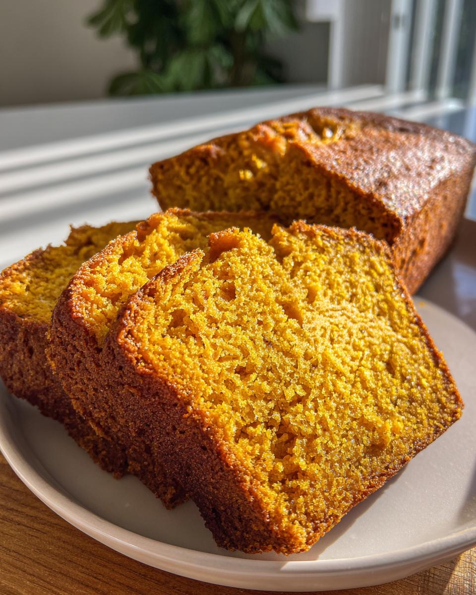 Moist Pumpkin Bread - detail 1