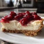 No-Bake Cherry Cheesecake Dessert for Christmas