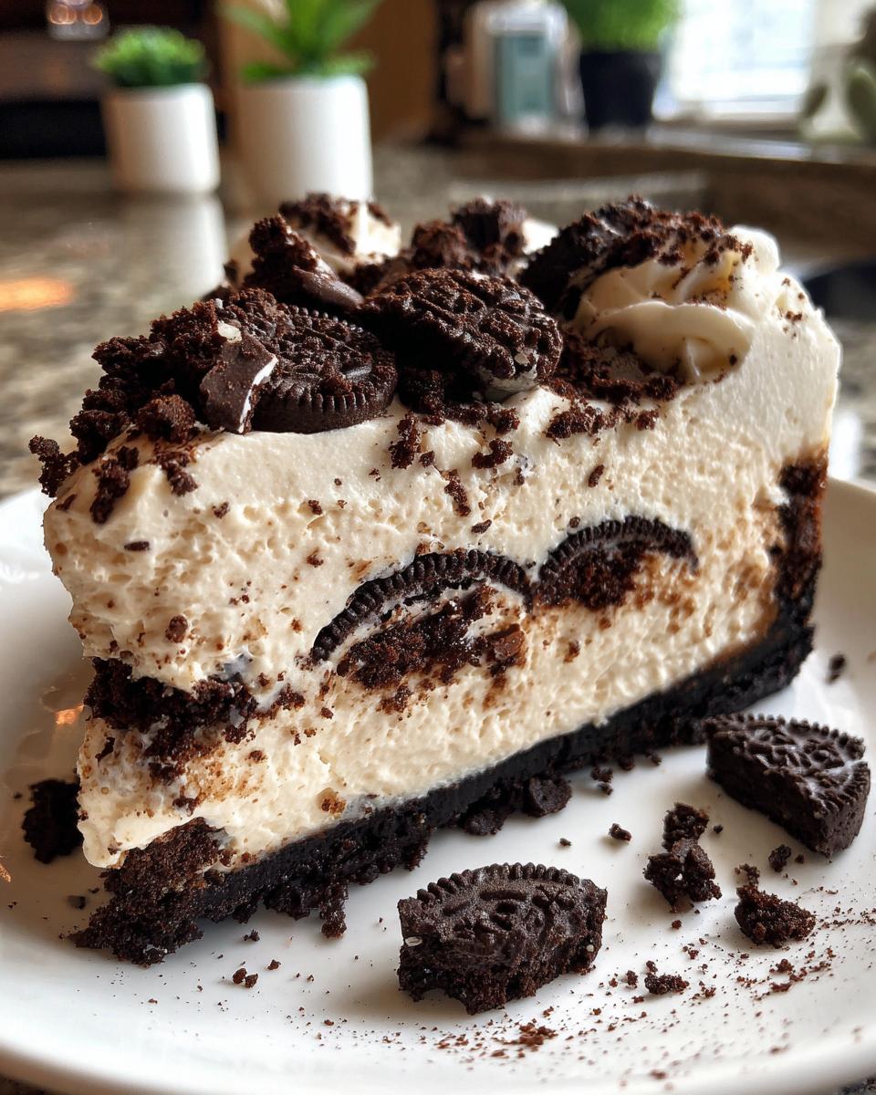 No-Bake Oreo Cheesecake - detail 1