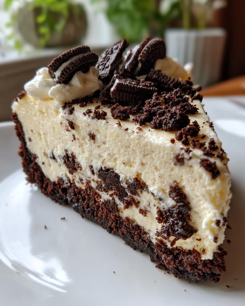 No-Bake Oreo Cheesecake - detail 2