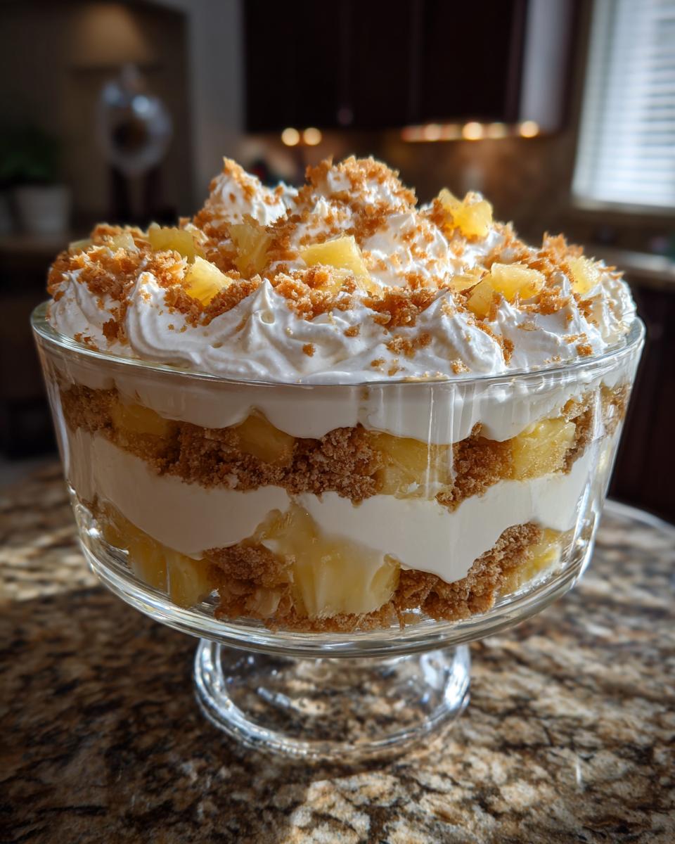 No-Bake Pineapple Cream Dessert - detail 4