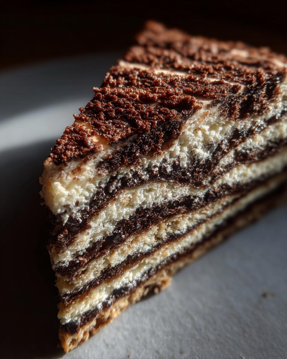 No-Bake Zebra Cake - detail 3