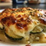 One Pan Baked Zucchini with Cheese