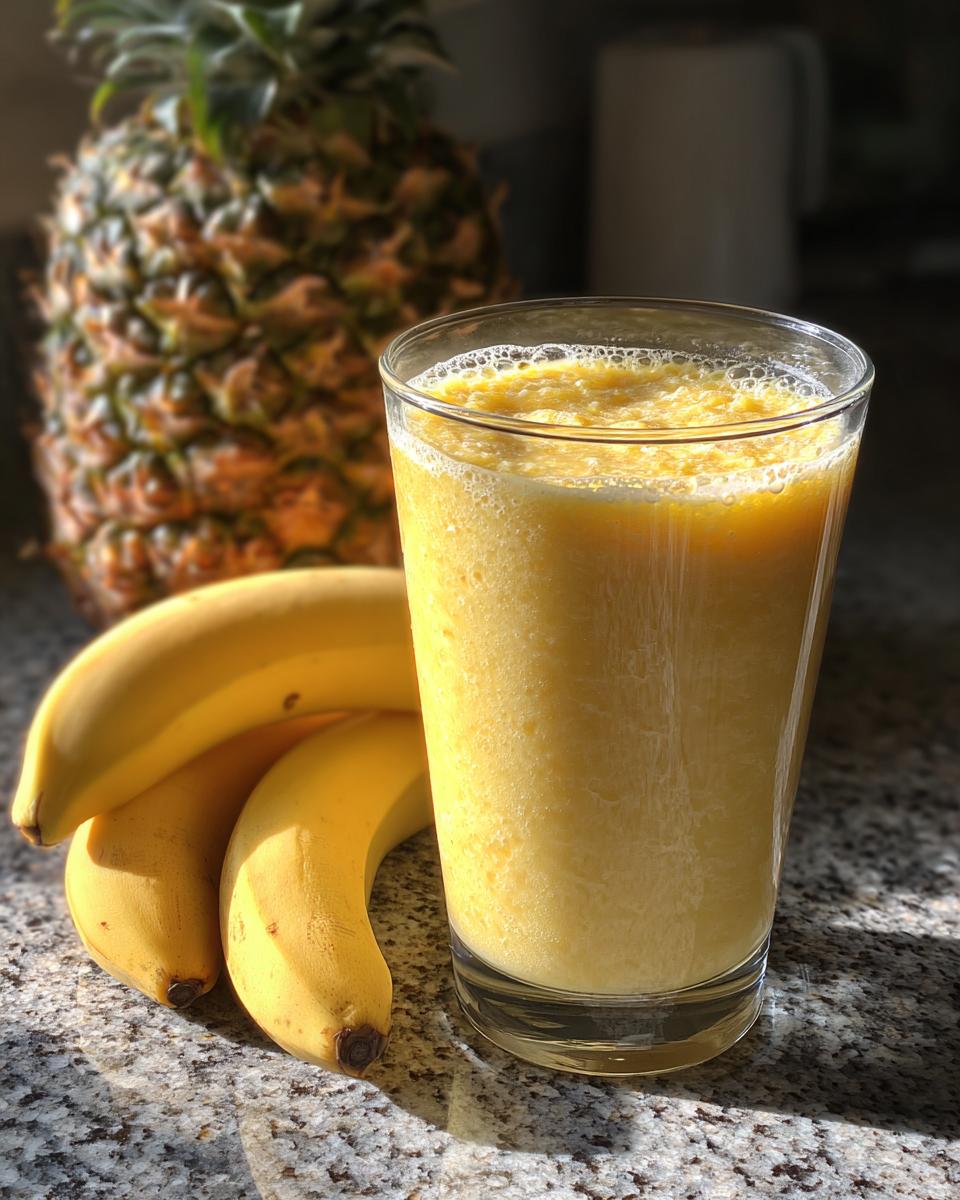 Pineapple Banana Smoothie - detail 2