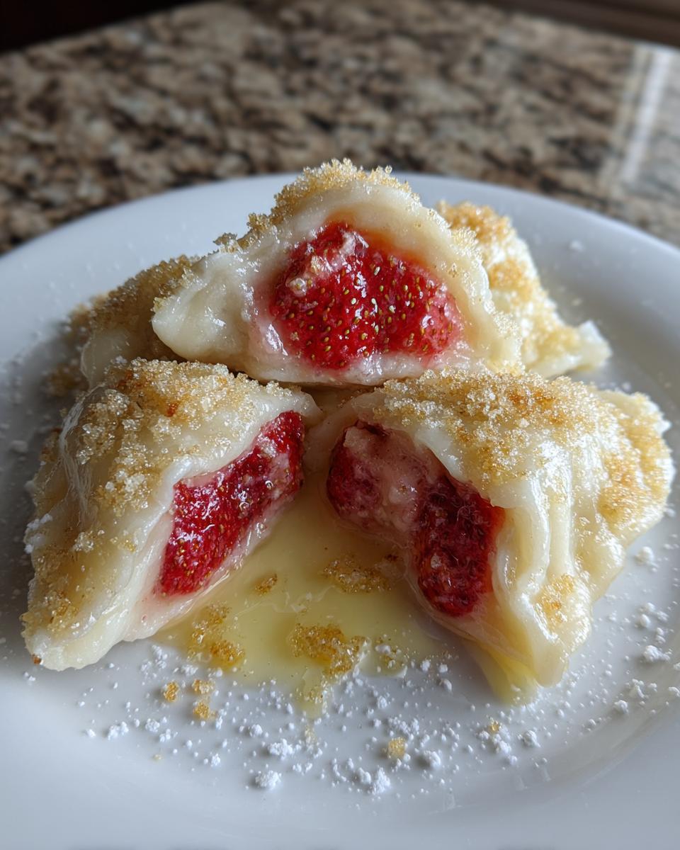 Polish Strawberry Dumplings - detail 3