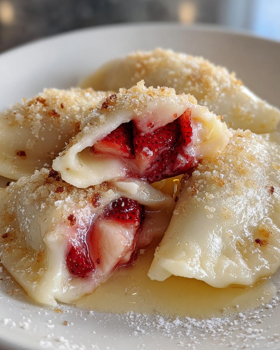 Polish Strawberry Dumplings - detail 4