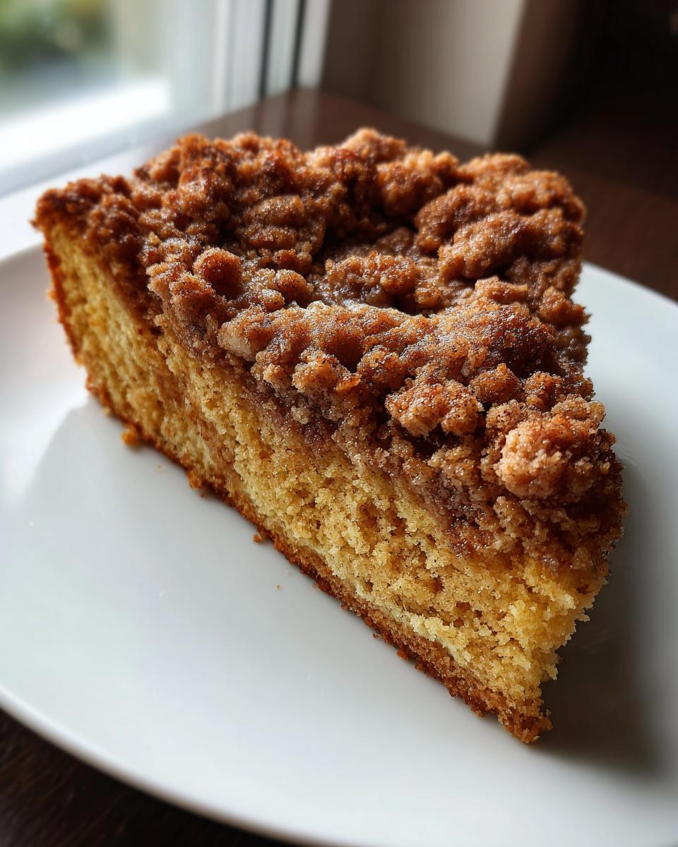 Pumpkin Coffee Cake with Streusel Topping - detail 3