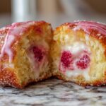 Raspberry Cheesecake Stuffed Donuts