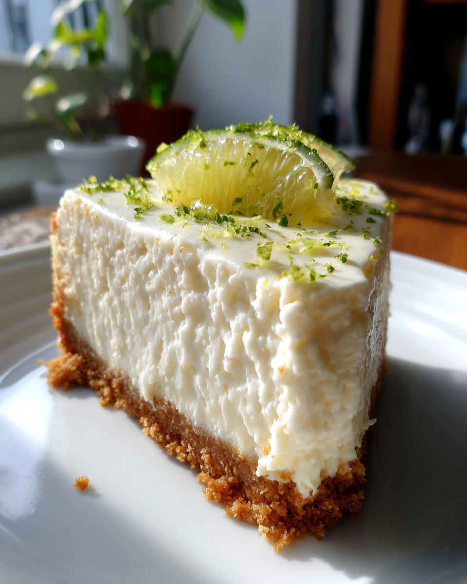 Refreshing Lime Mousse Cheesecake - detail 3