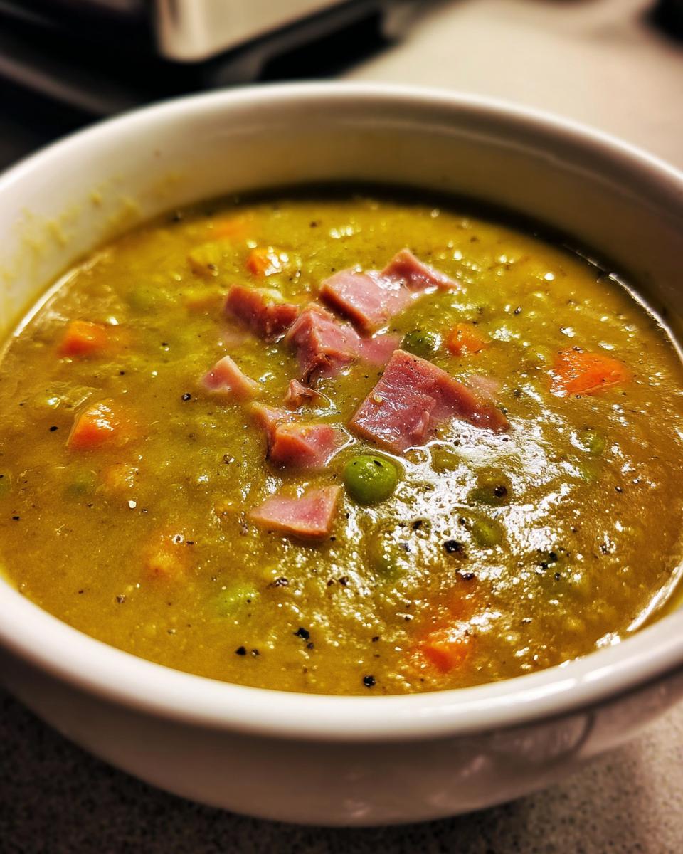 Rustic Split Pea Soup - detail 2