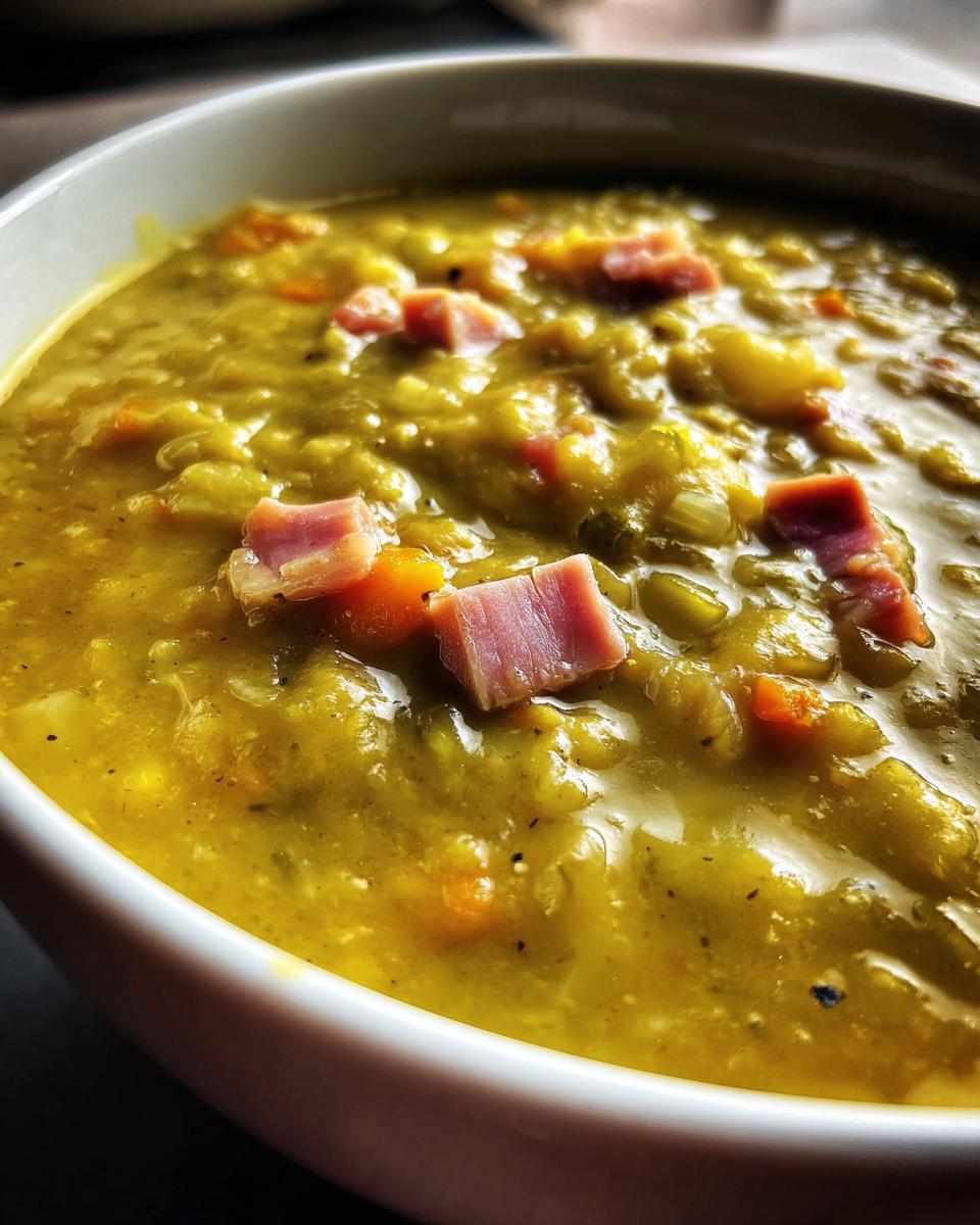 Rustic Split Pea Soup - detail 3