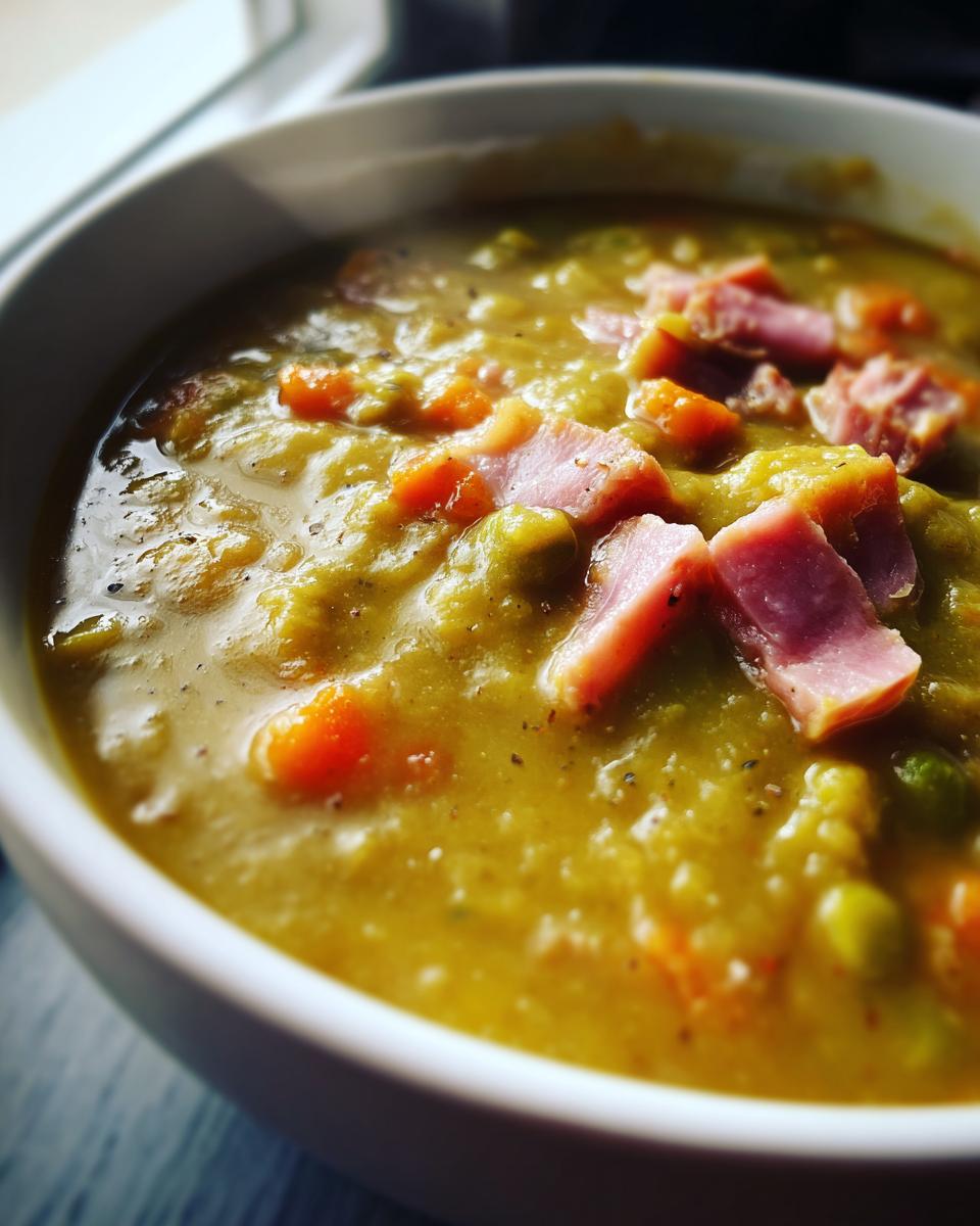 Rustic Split Pea Soup - detail 4