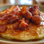 Sausage Dipped Pancakes