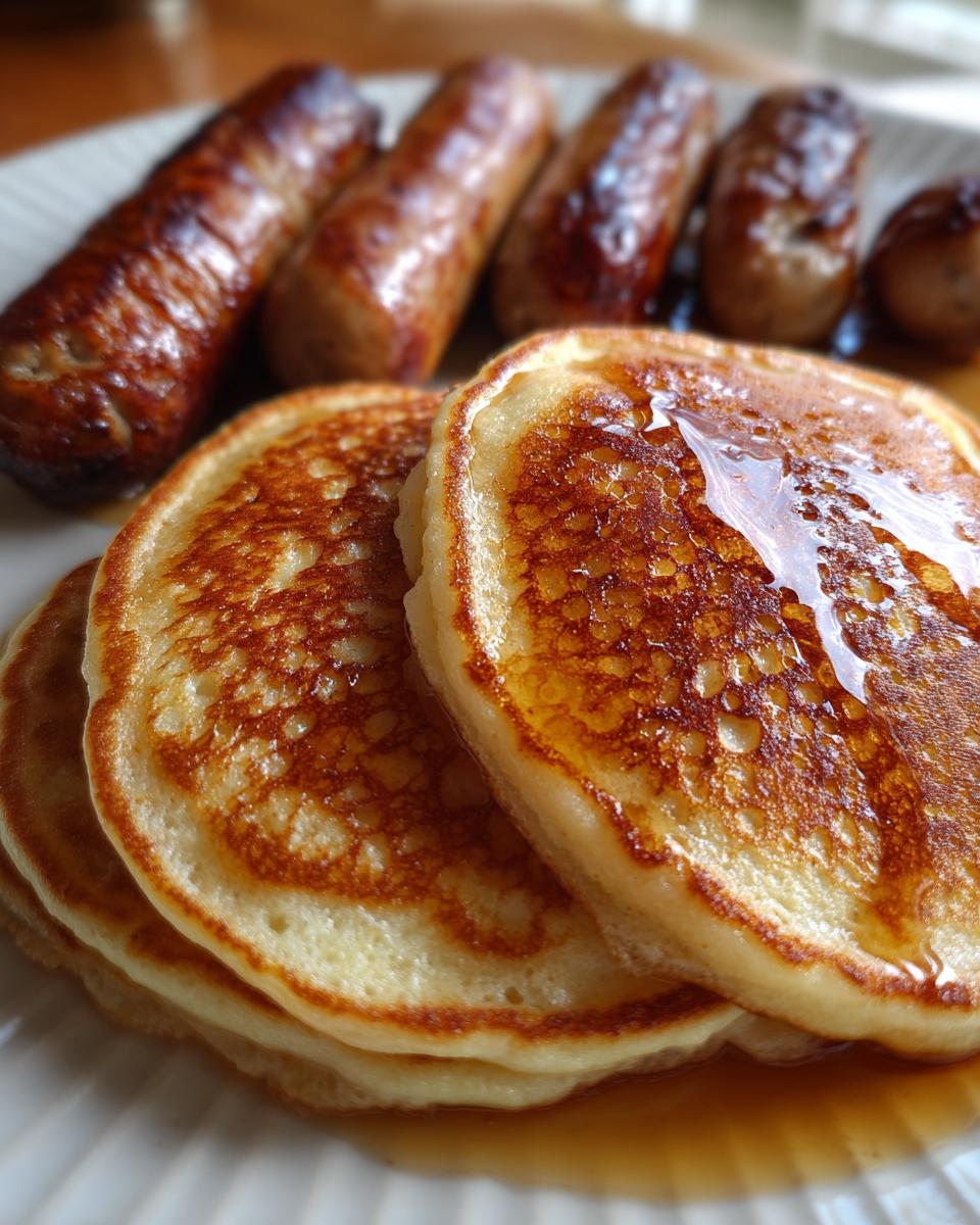 Sausage Dipped Pancakes - detail 2