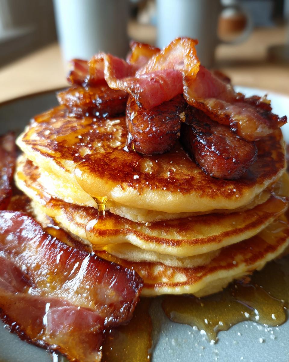Sausage Dipped Pancakes - detail 2