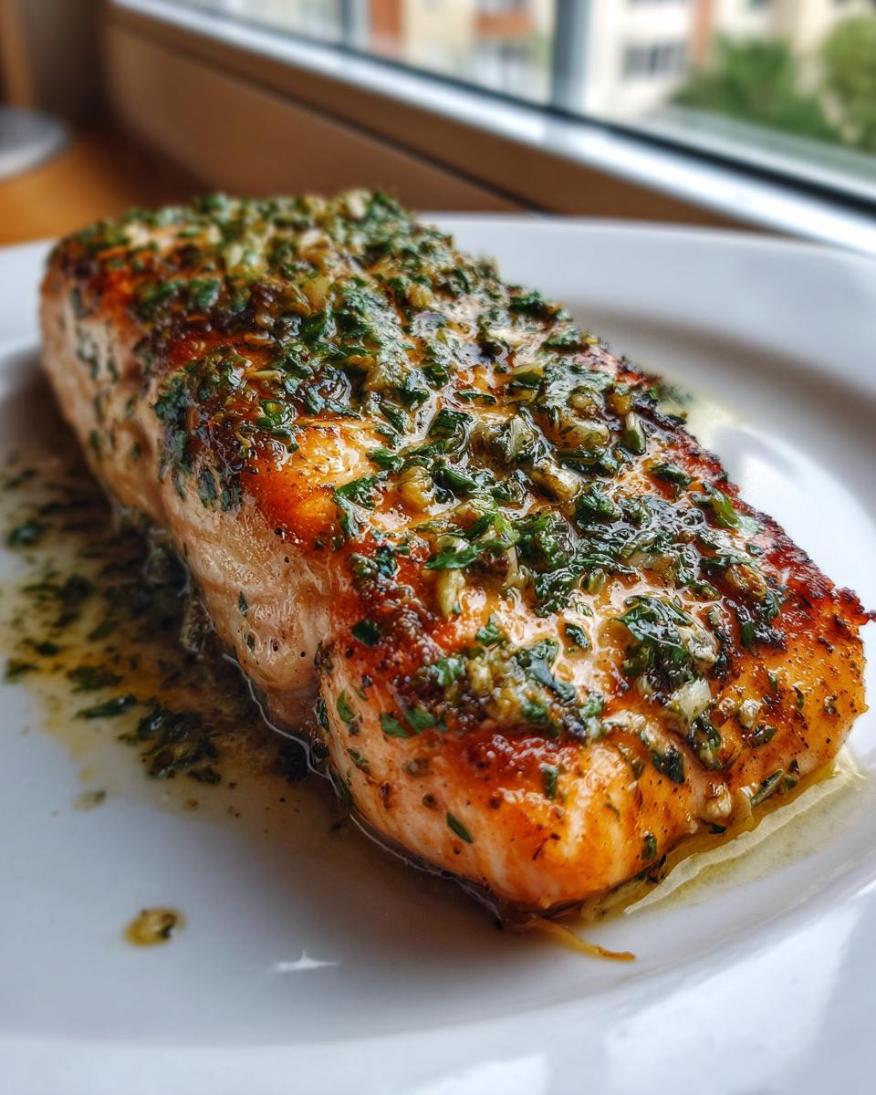Sautéed Garlic Herb Tuscan Salmon - detail 1