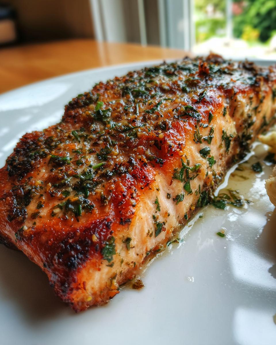 Sautéed Garlic Herb Tuscan Salmon - detail 2