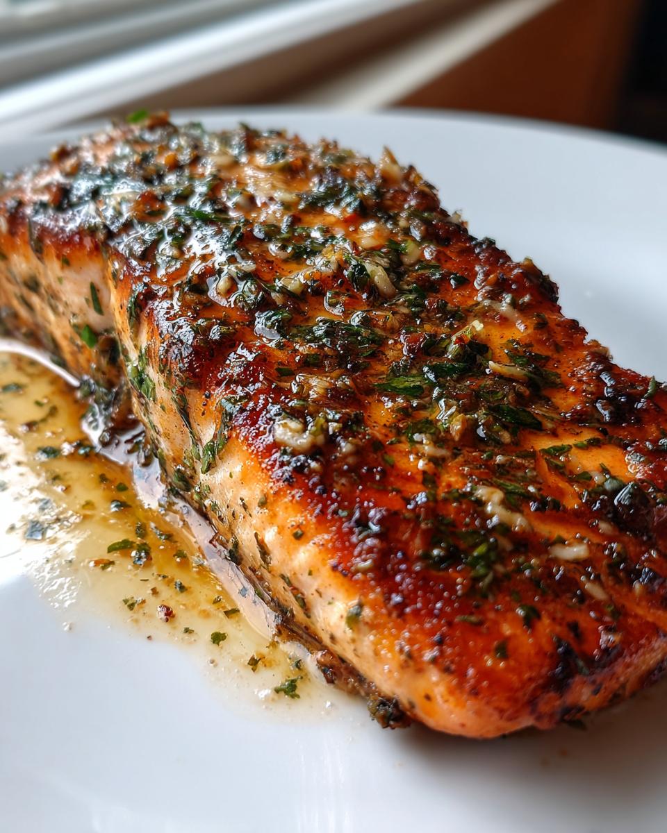 Sautéed Garlic Herb Tuscan Salmon - detail 3