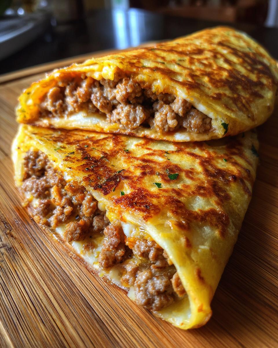 Savory Meat-Filled Pancakes - detail 1