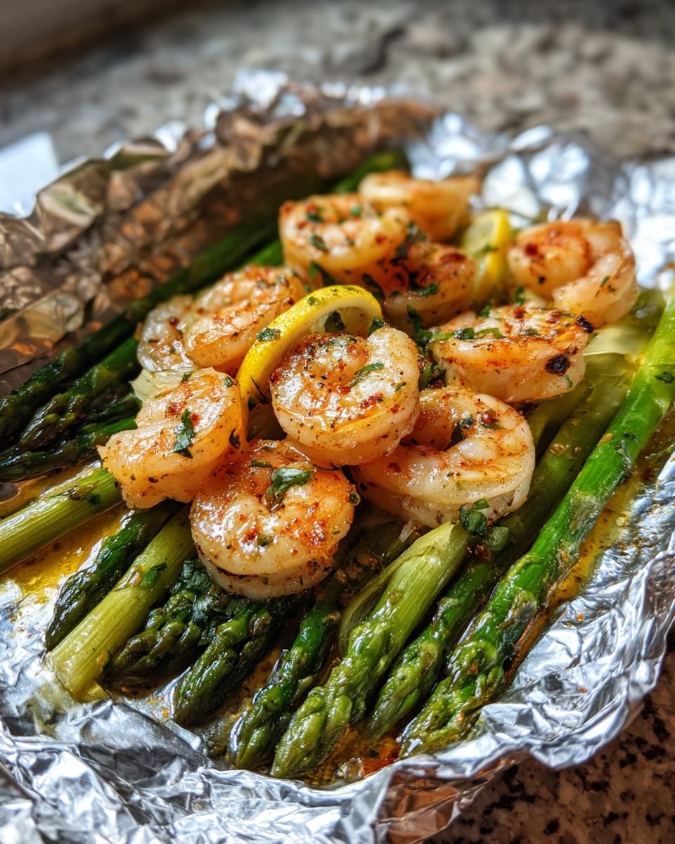 Shrimp and Asparagus Foil Packs - detail 1