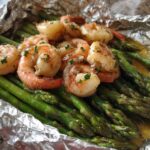 Shrimp and Asparagus Foil Packs