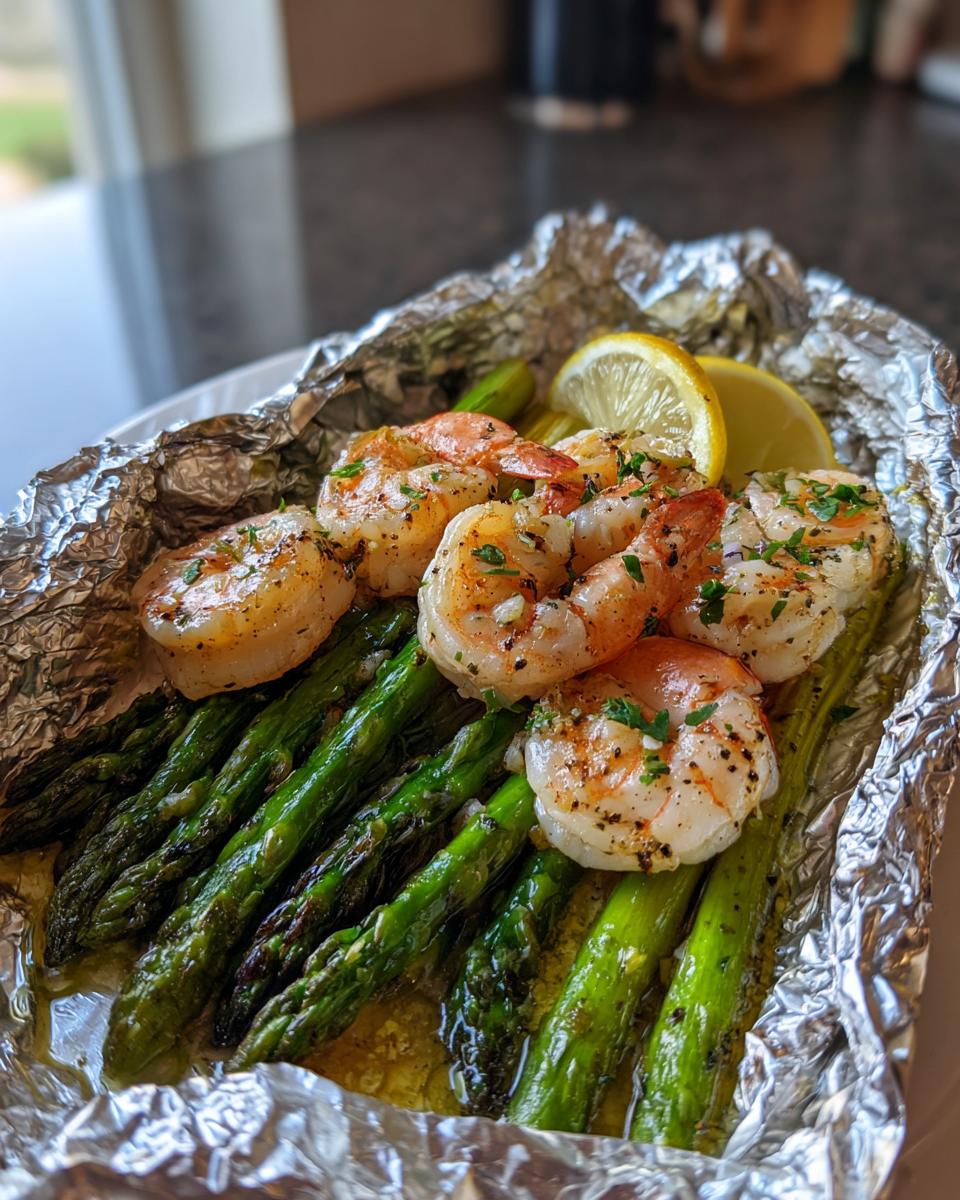 Shrimp and Asparagus Foil Packs - detail 2